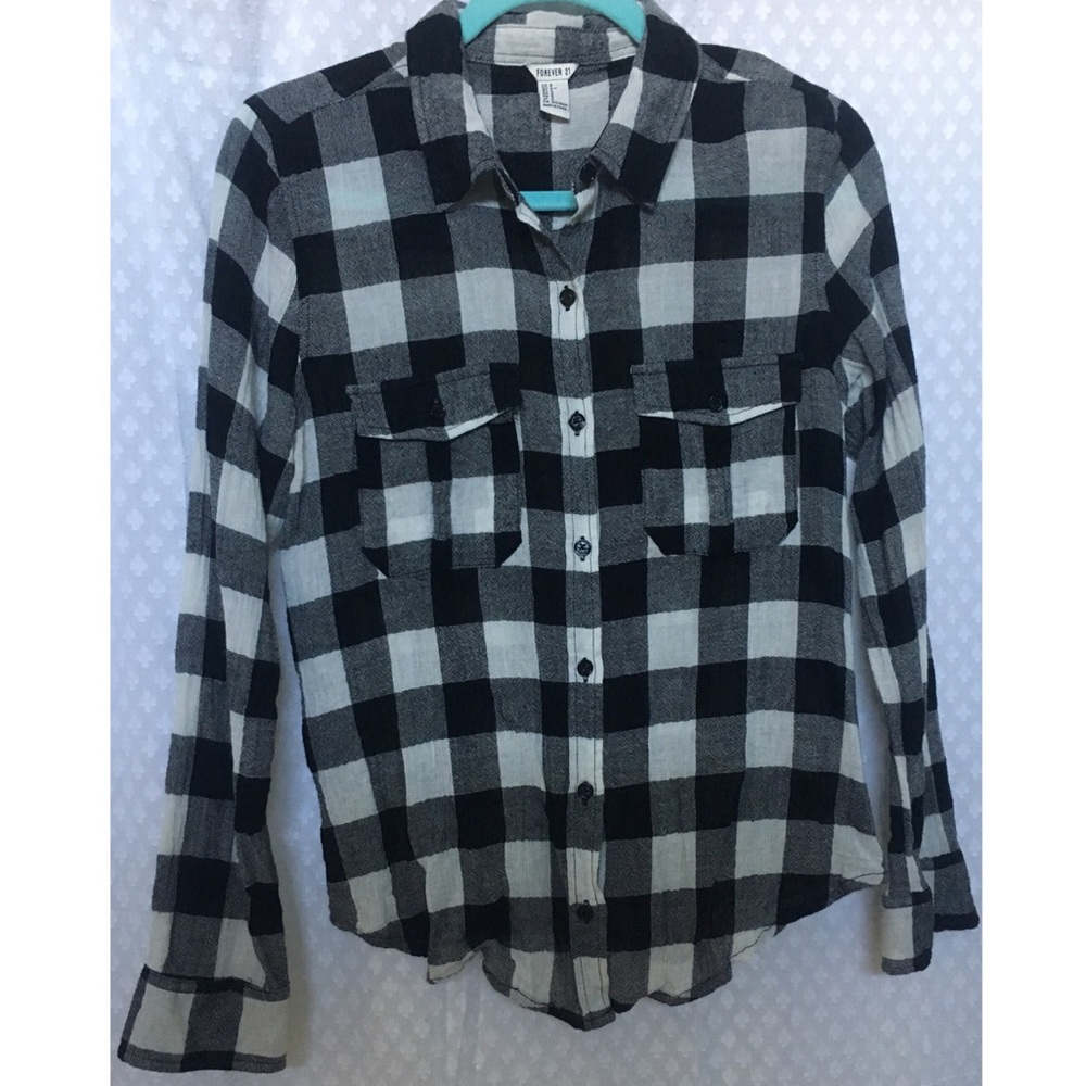 Forever 21 checkered button up
